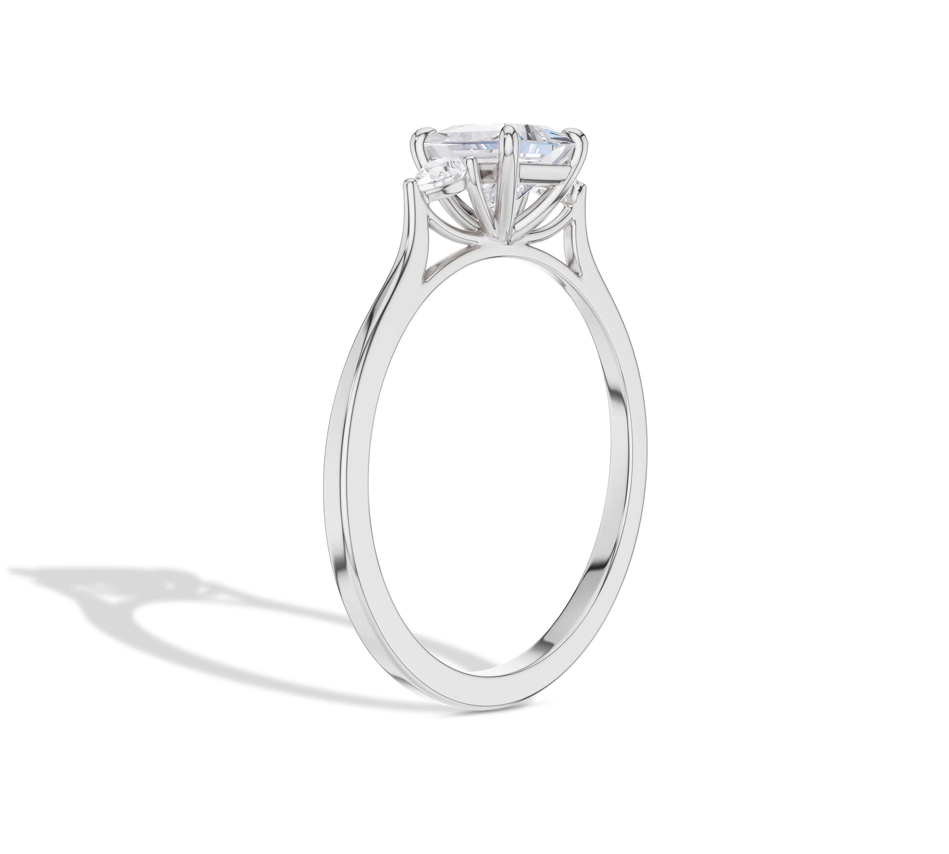 gold princess cut engagement rings​