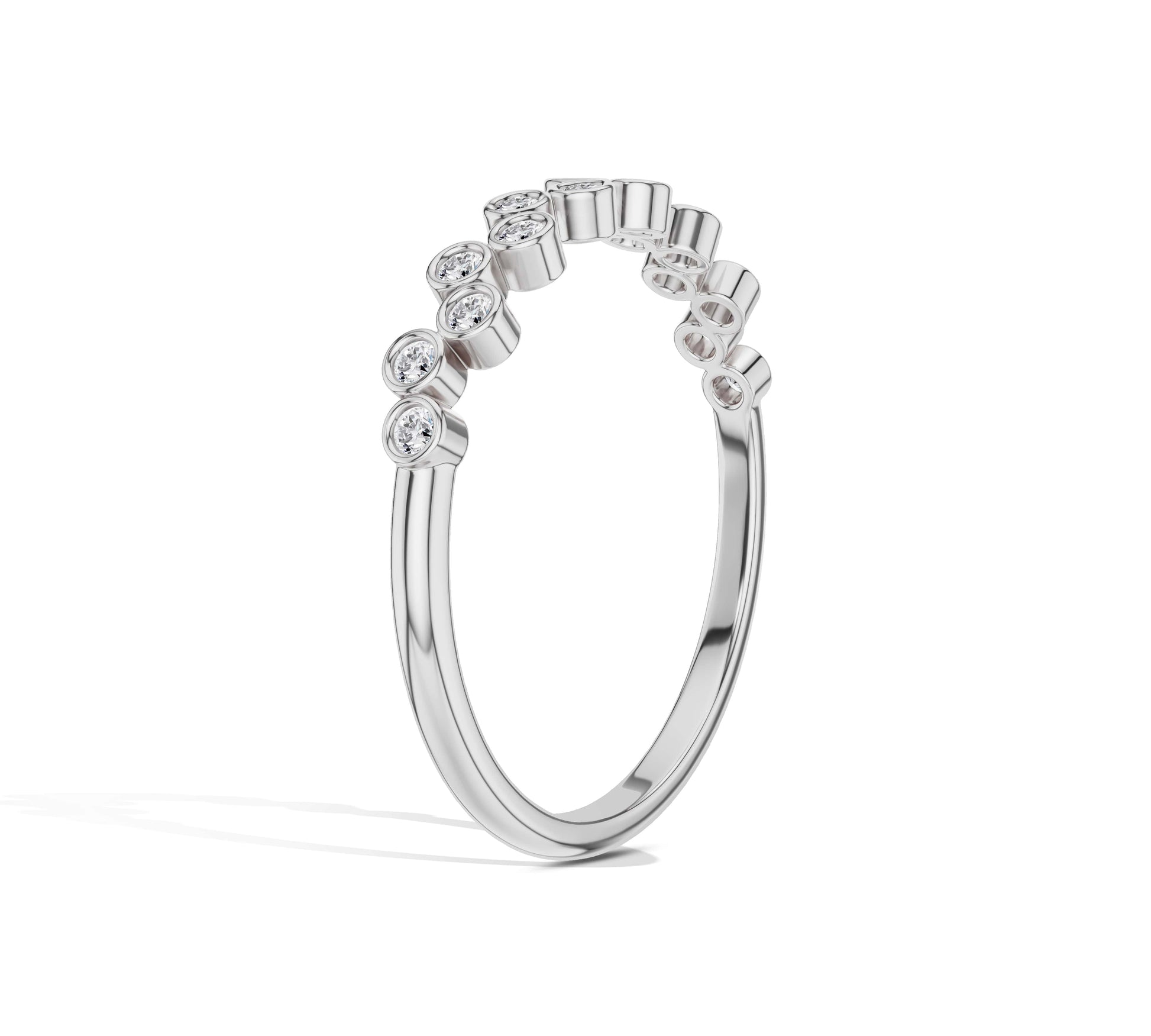 wedding band with diamonds