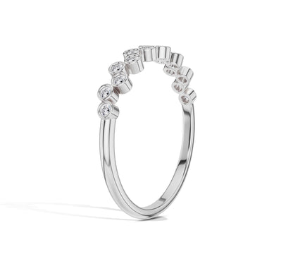 wedding band with diamonds