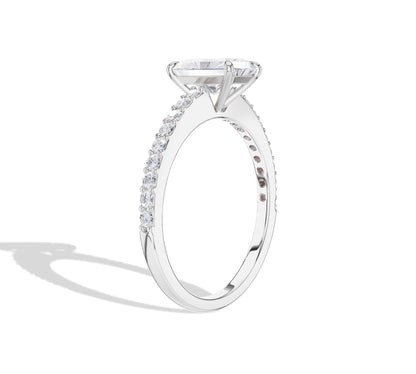 radiant cut diamond ring