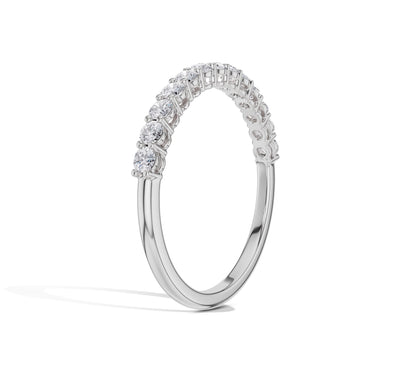 prong set diamond eternity band