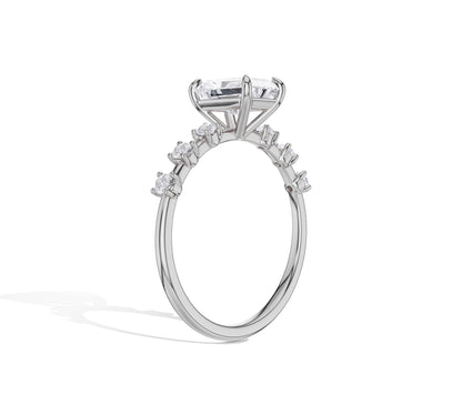 radiant diamond engagement ring