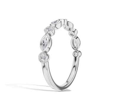 gold diamond eternity band​