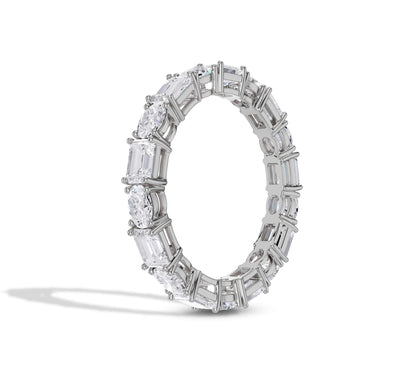 Stylish and modern eternity band