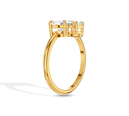 toi moi ring​ in yellow gold