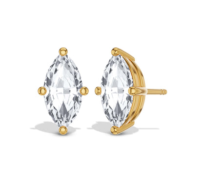 marquise earrings studs