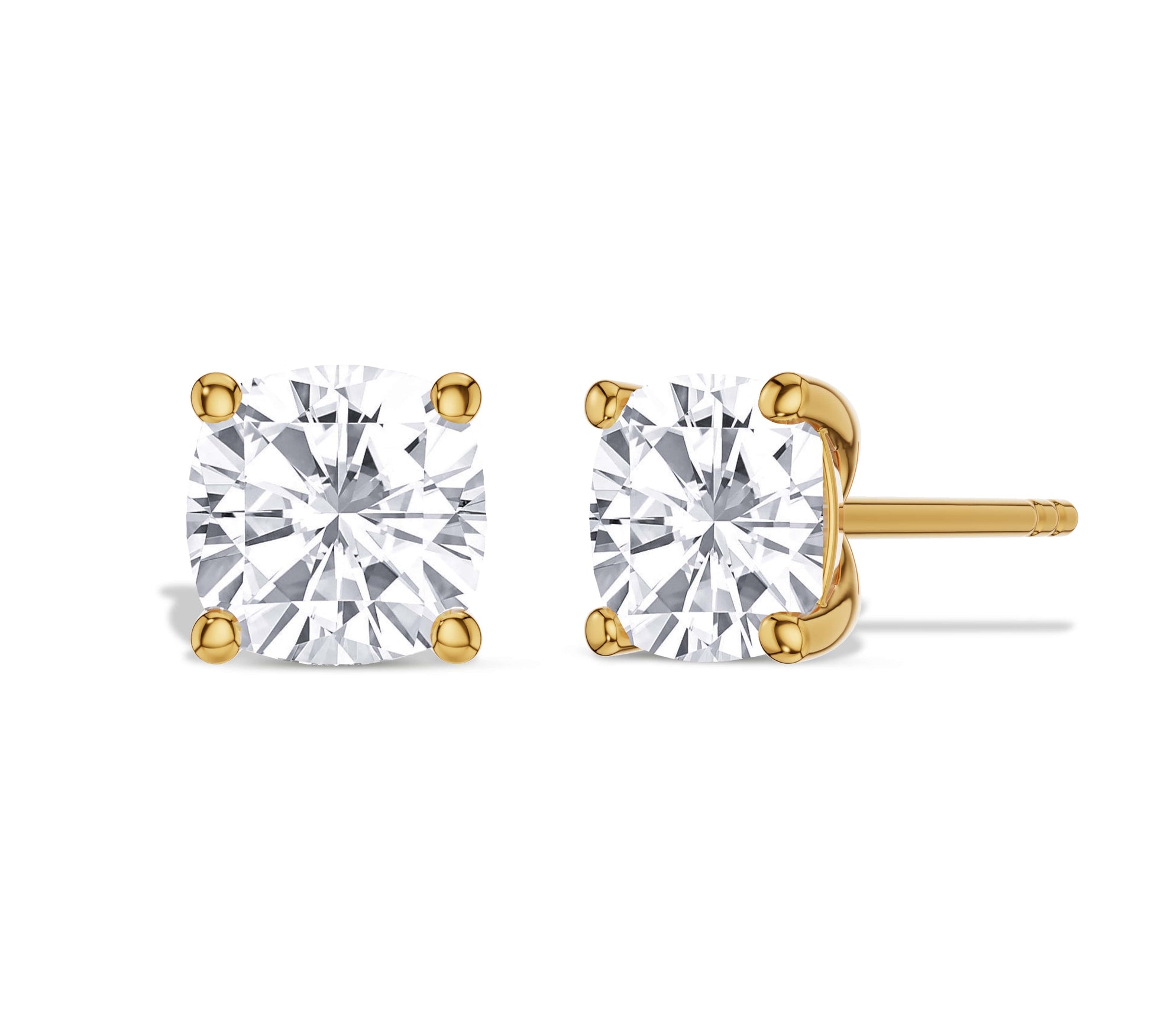 diamond ear studs
