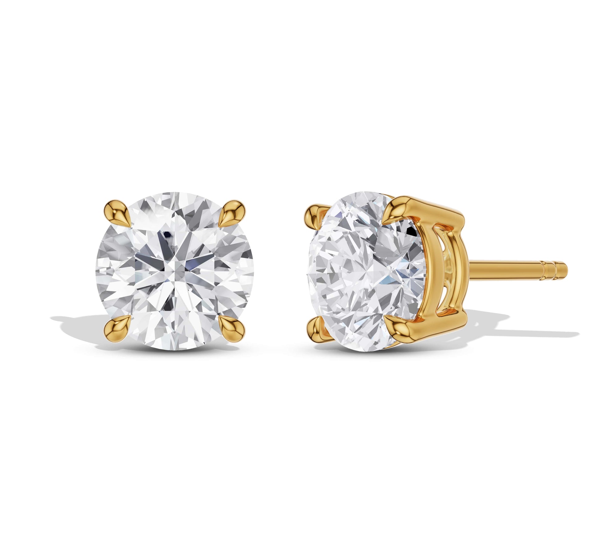 Classic round shape earrings