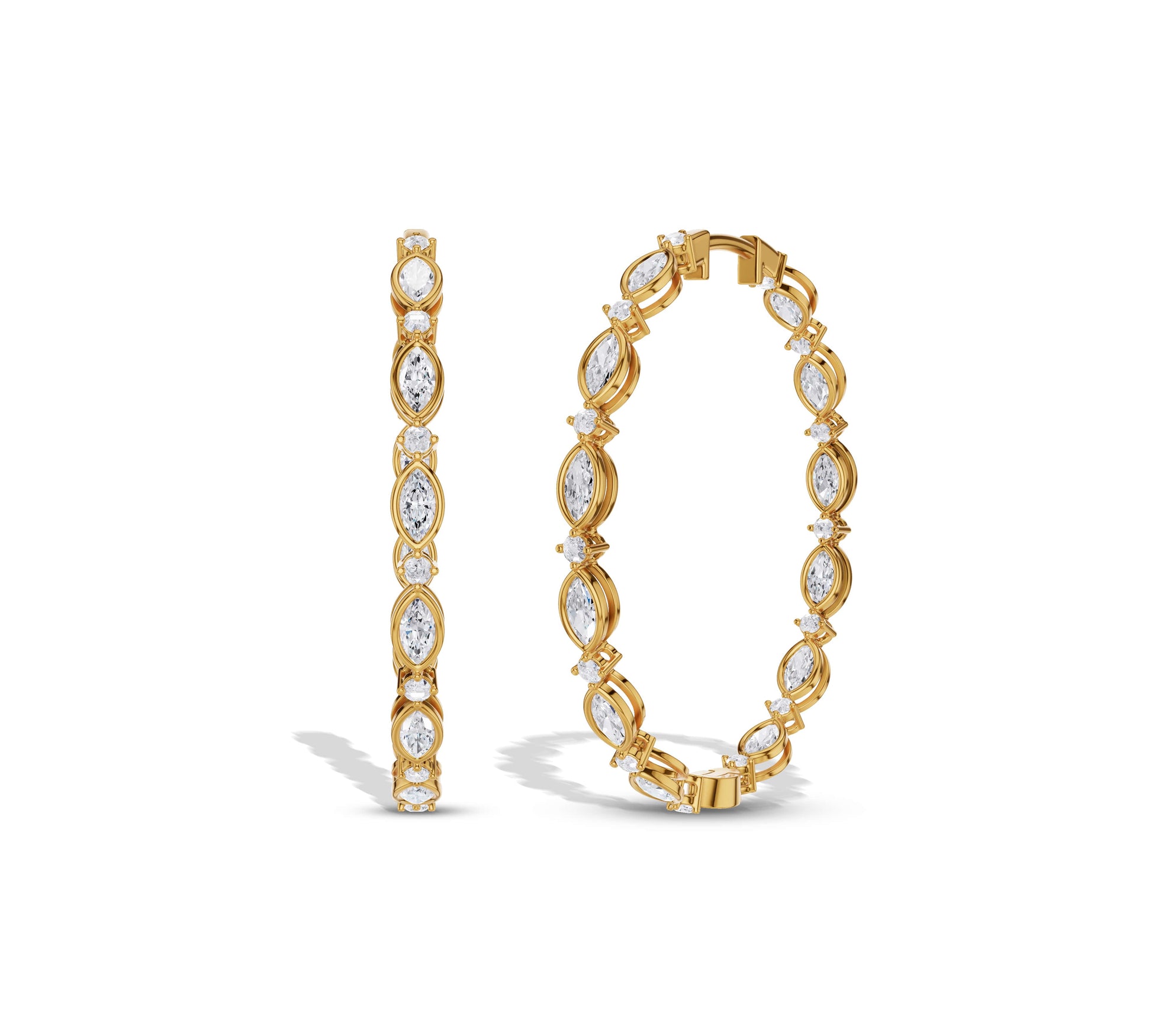 hoop earrings