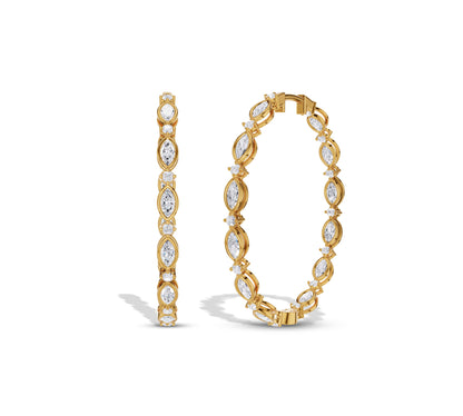 hoop earrings
