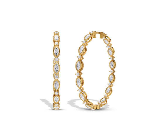 hoop earrings
