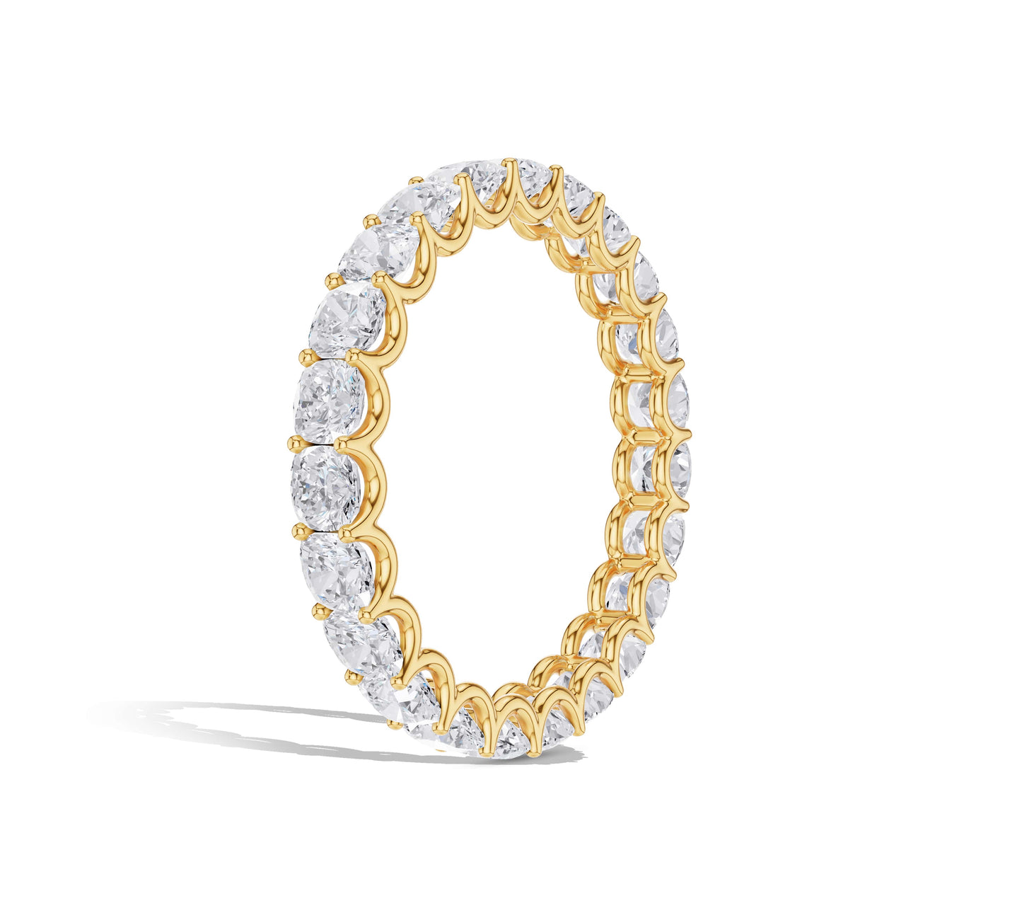 moissanite wedding band