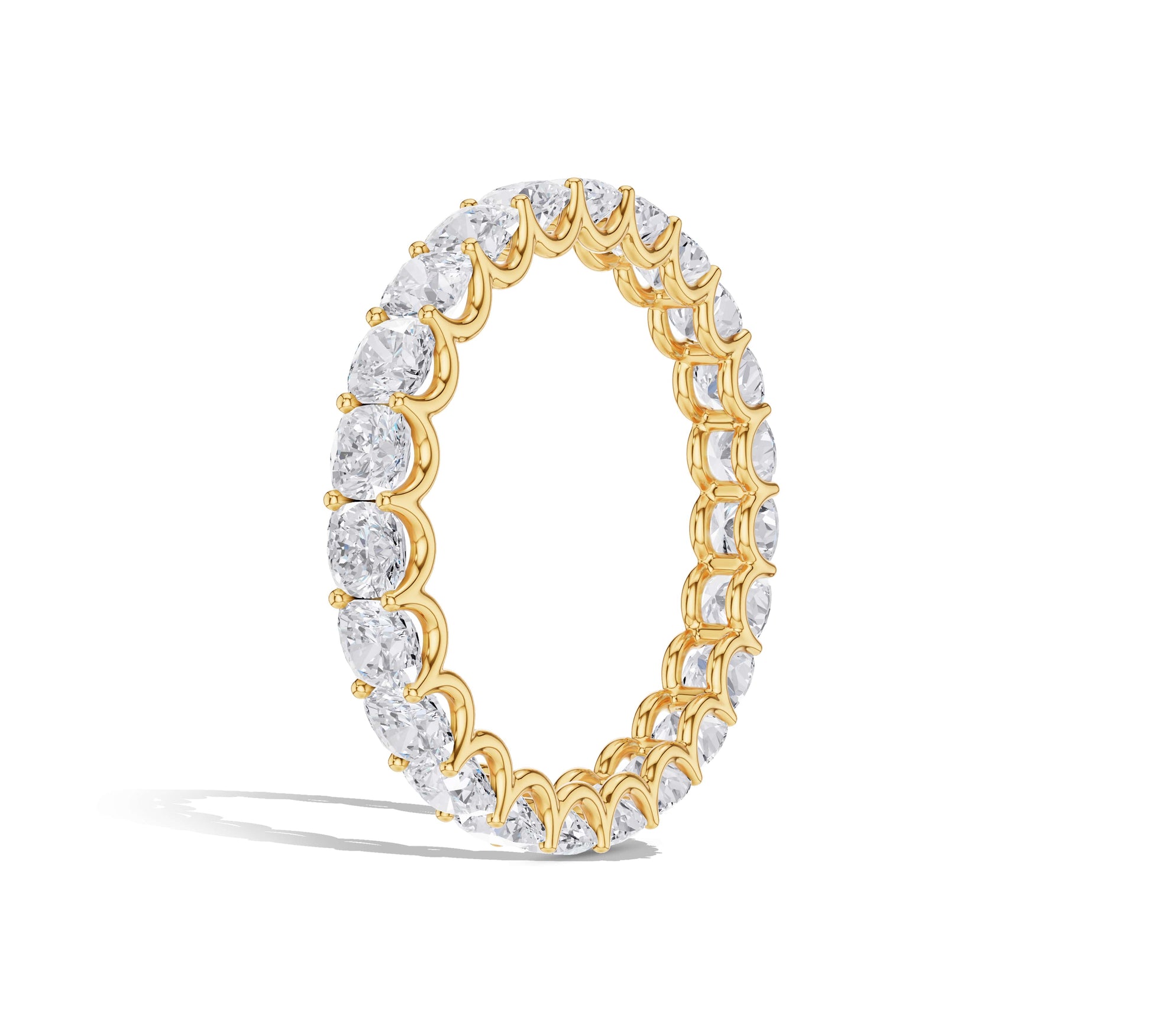moissanite wedding band