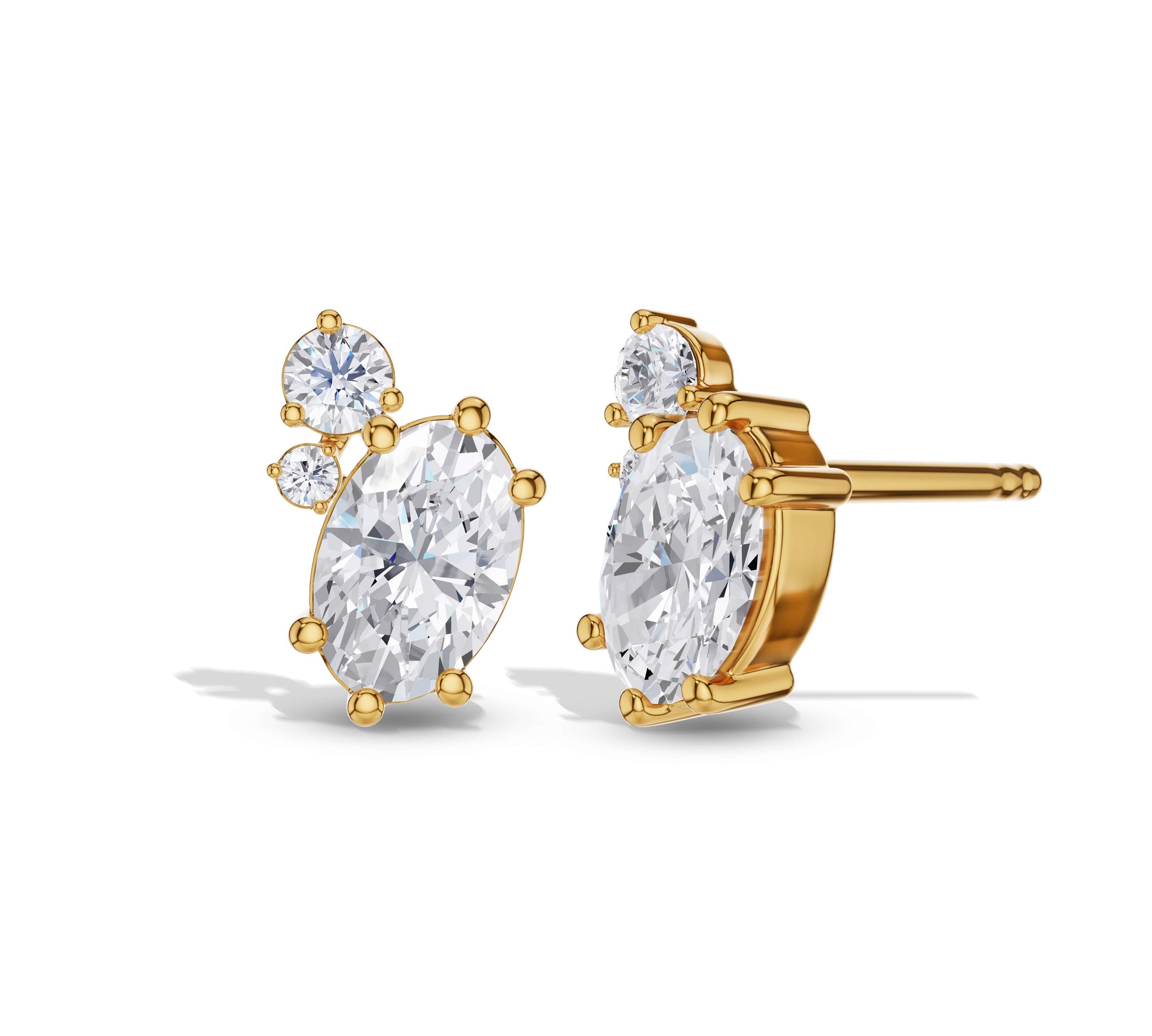 diamond stud earrings for her