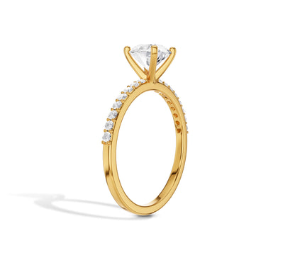 pave diamond ring