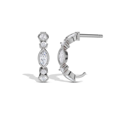 half hoop earrings