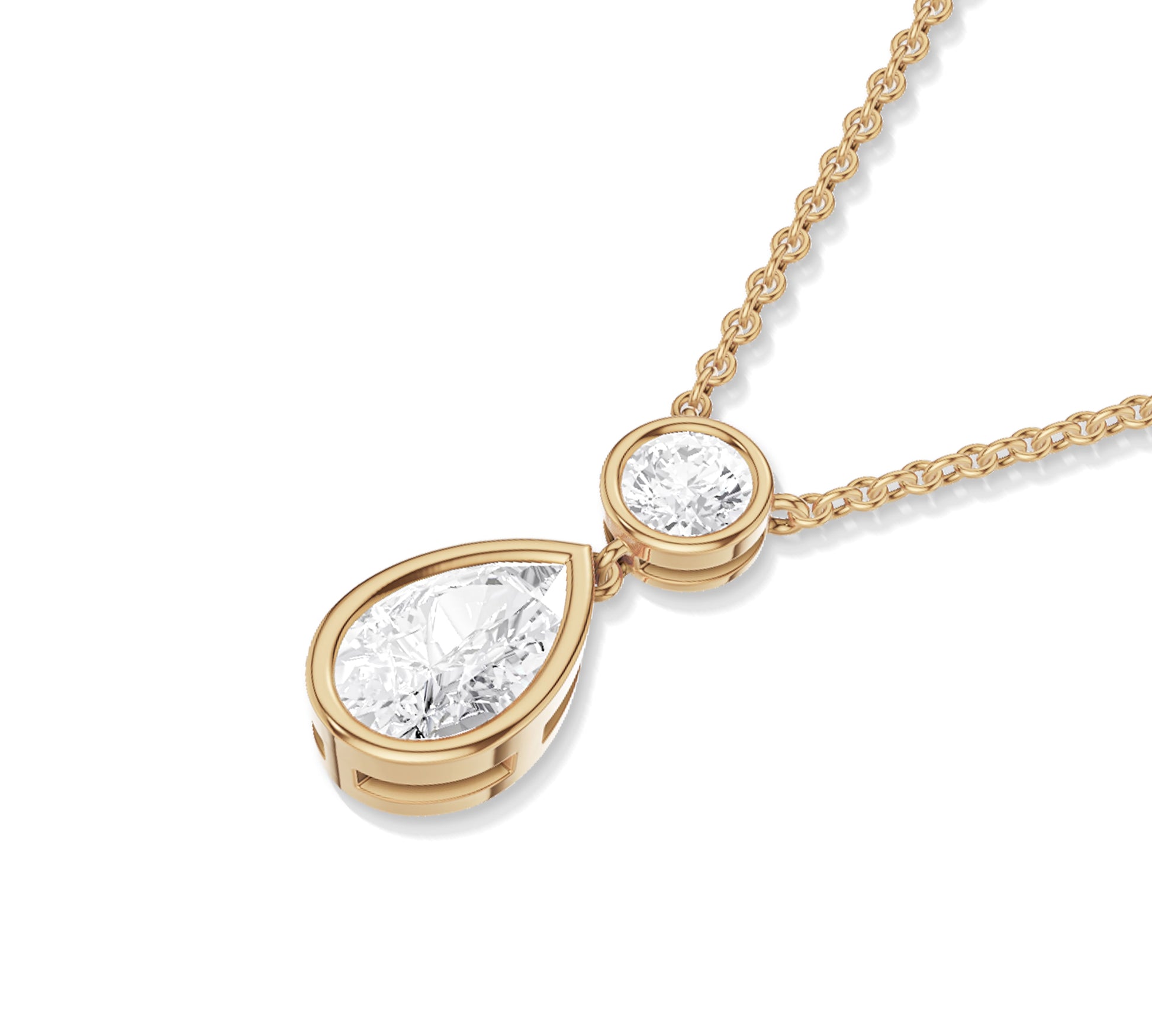 pendant necklace diamond​ for her