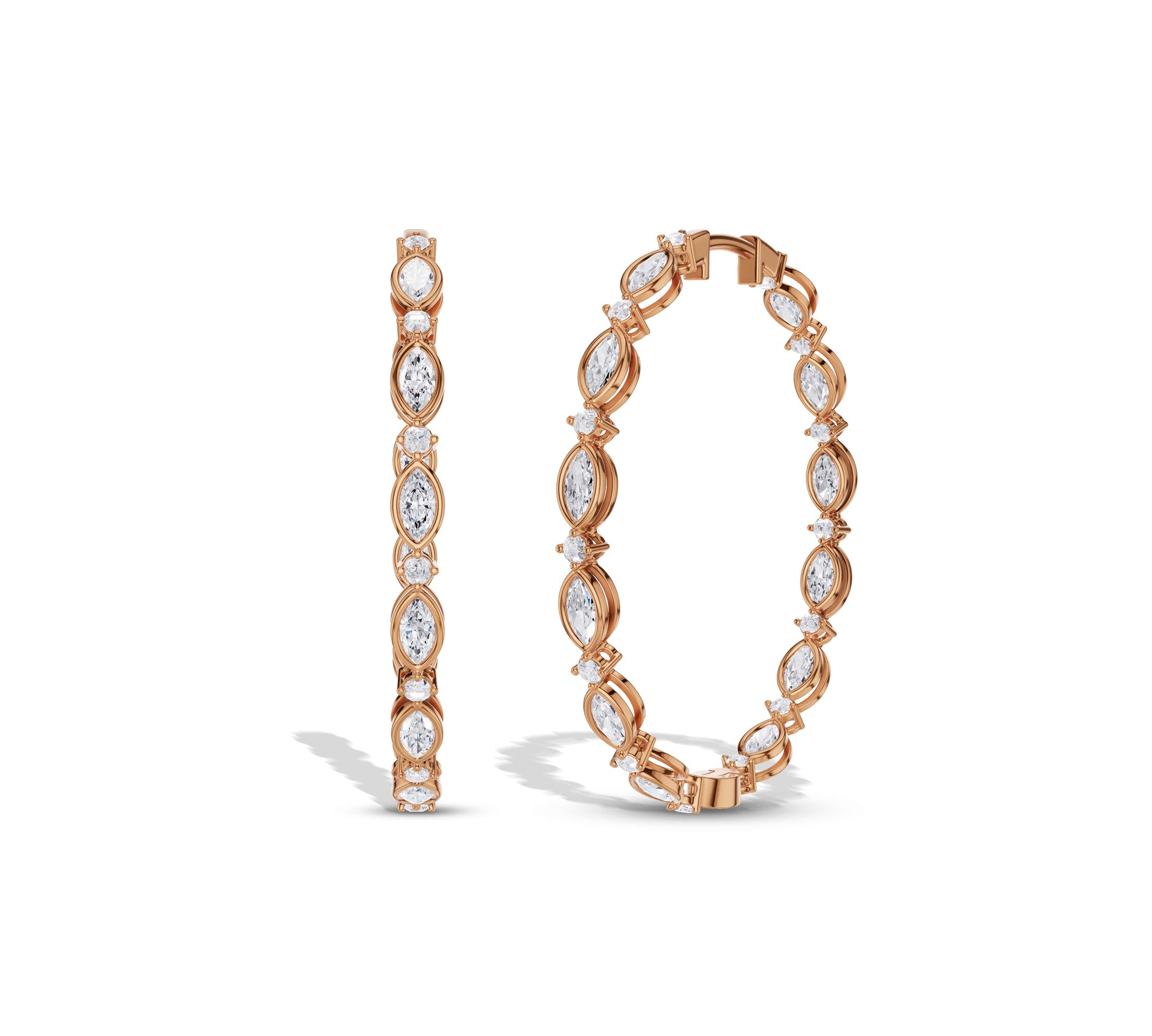 gold women's hoop earrings