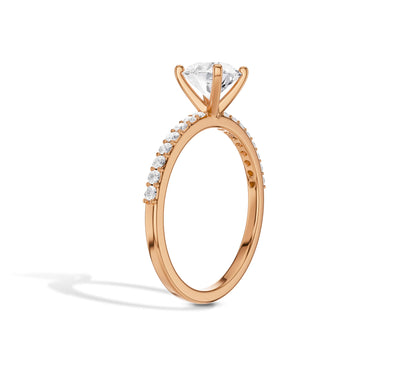 pave setting in engagement ring