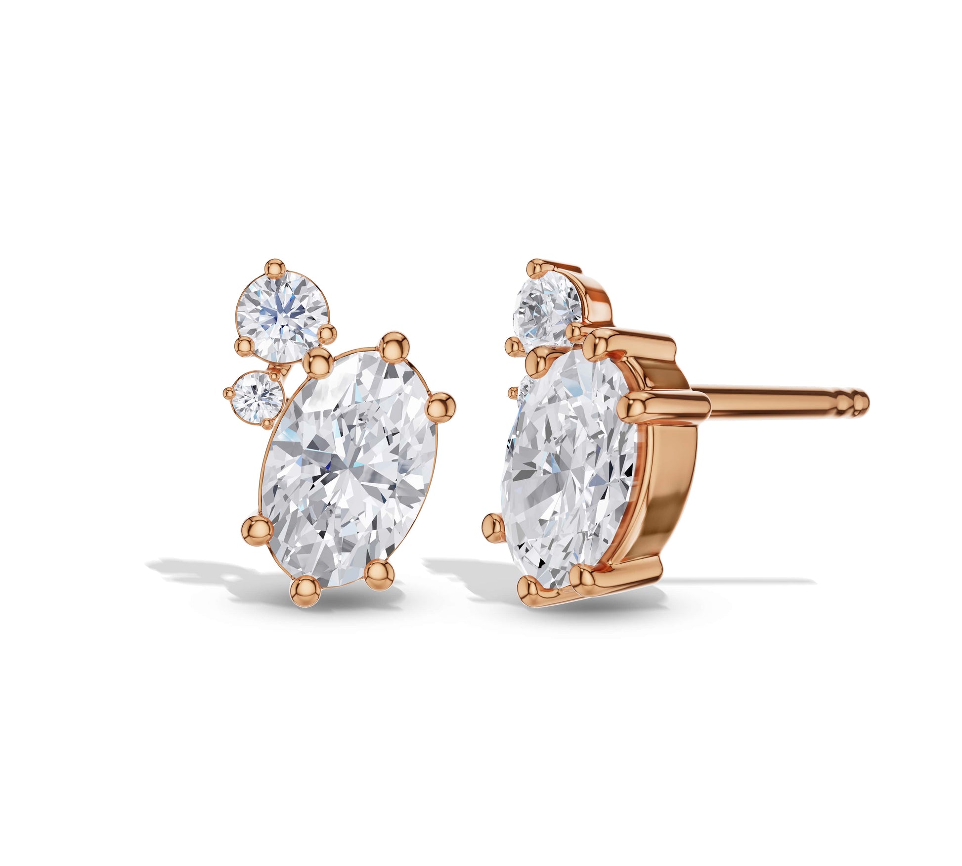 diamond stud earrings for women