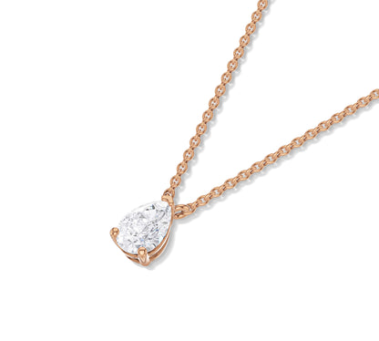 diamond solitaire pendant