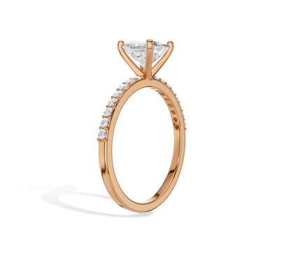 rose gold ring engagement​