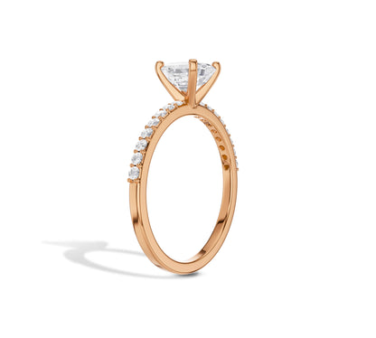 diamond engagement rings pave