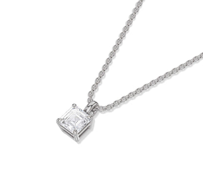 white gold diamond necklace​
