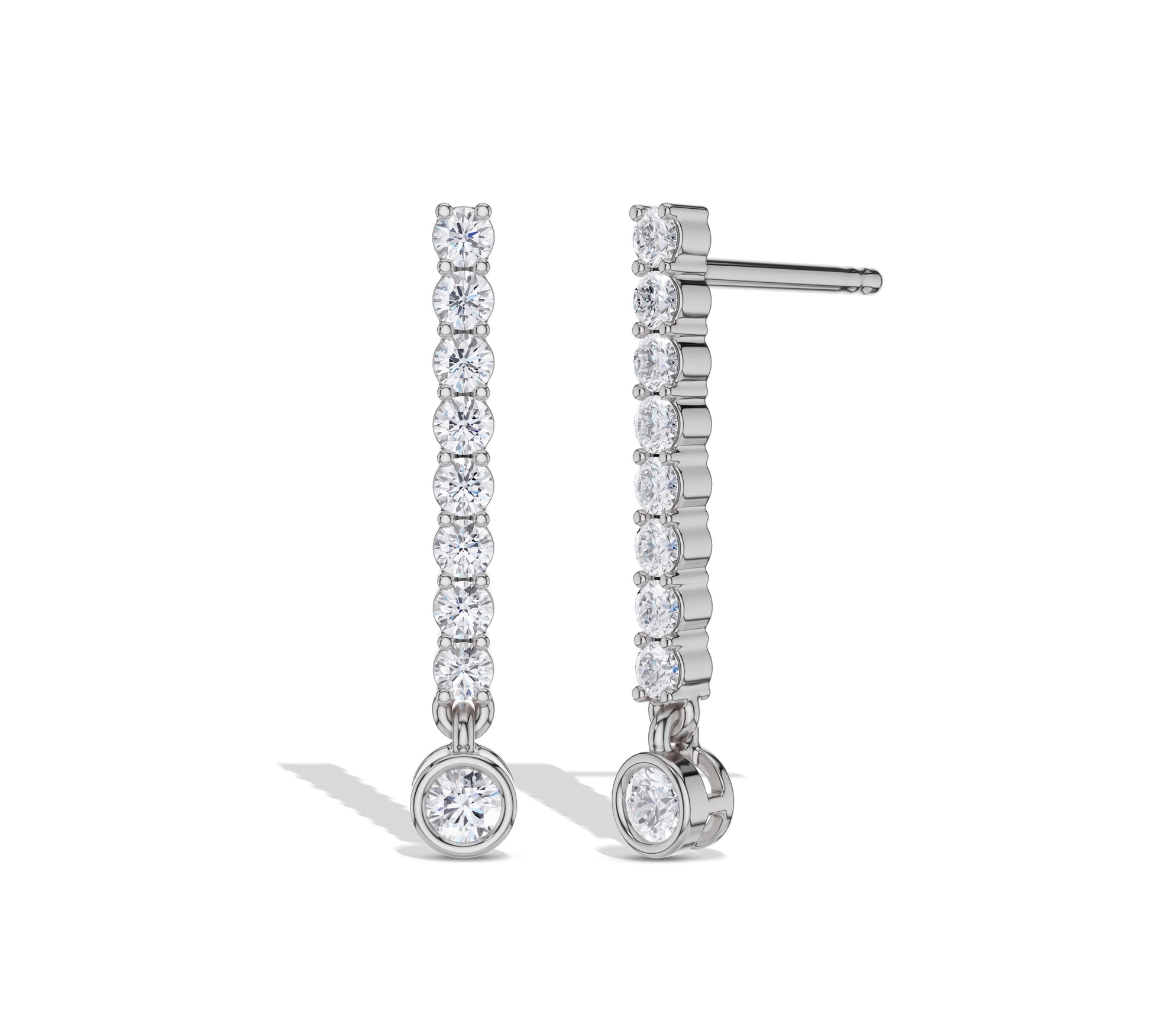 diamond drop earring