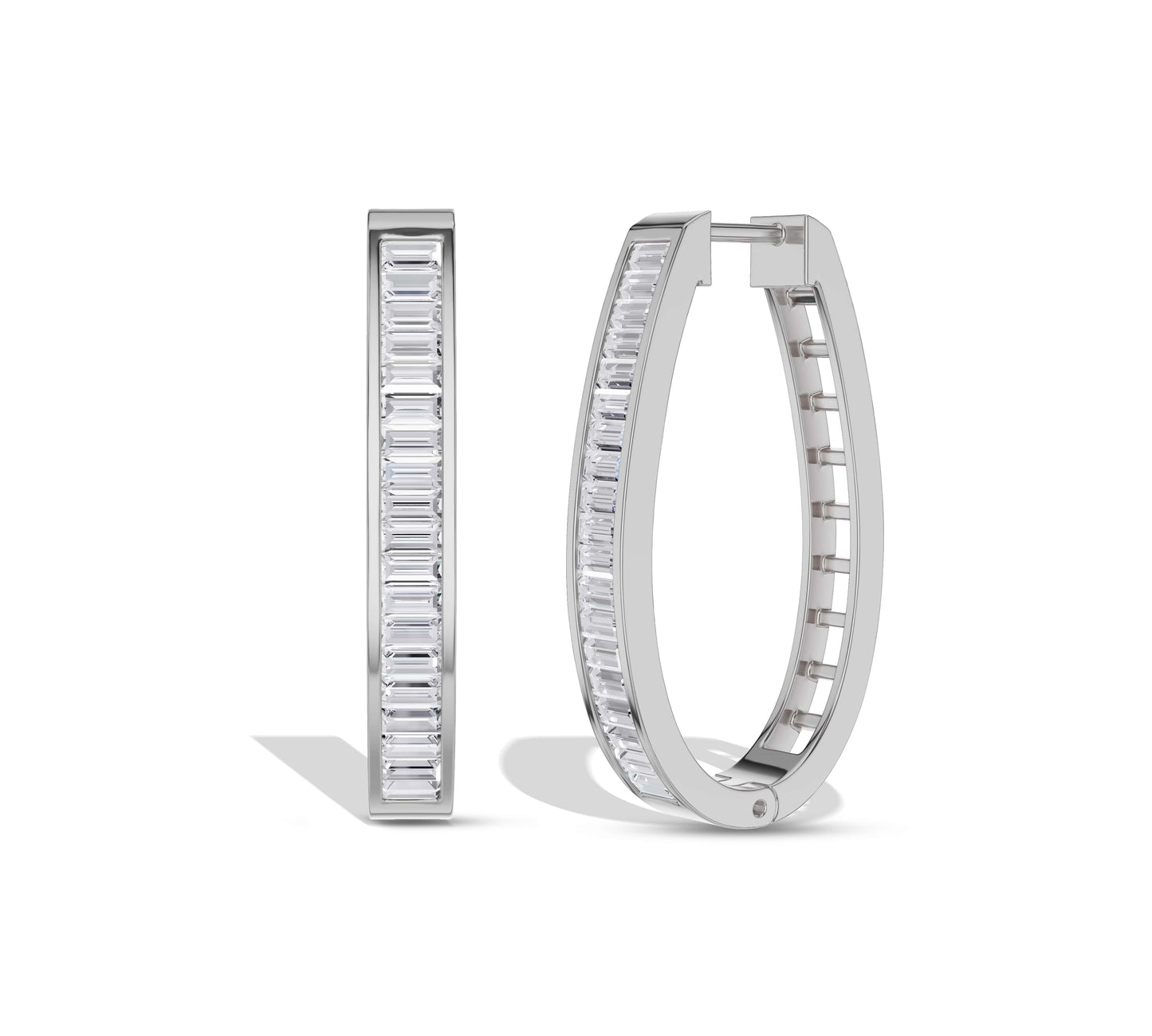 gold hoop earrings