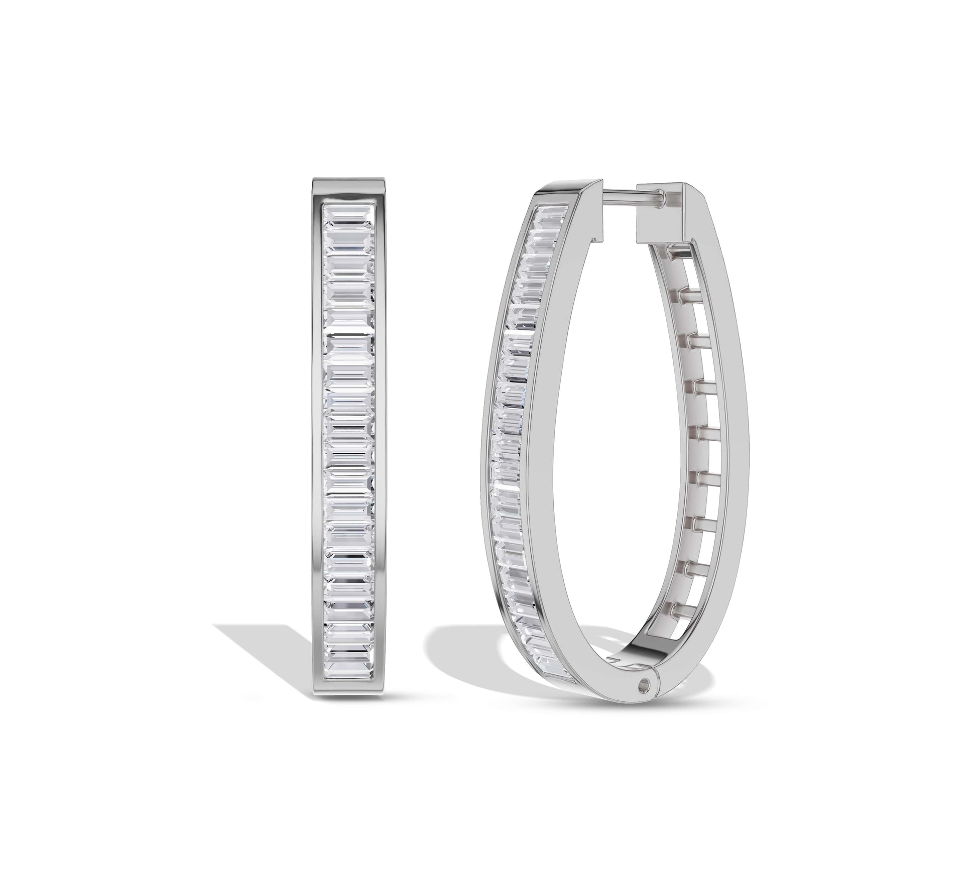 gold hoop earrings