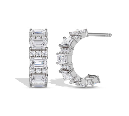 emerald stud earrings