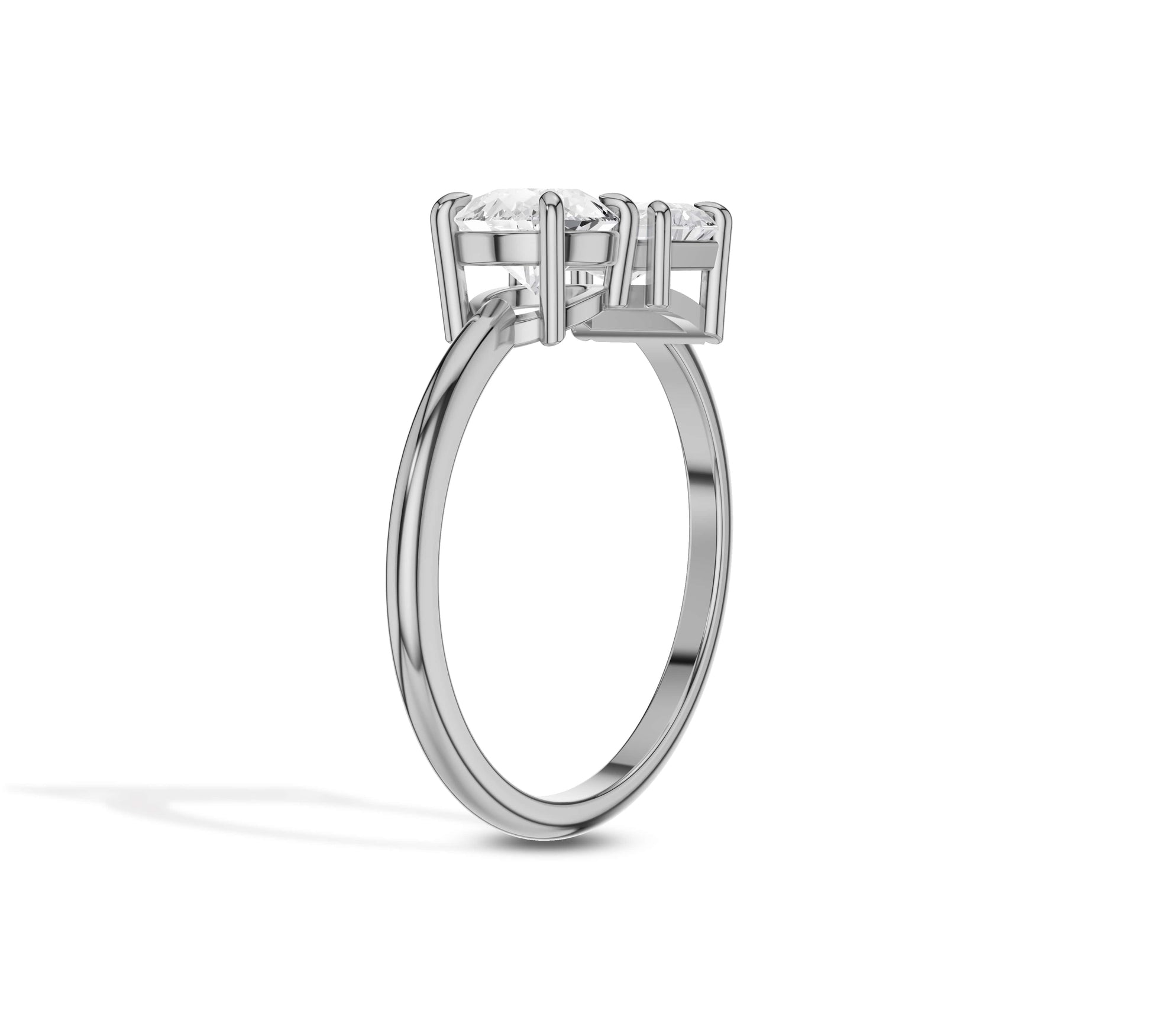 moi and toi ring white gold 