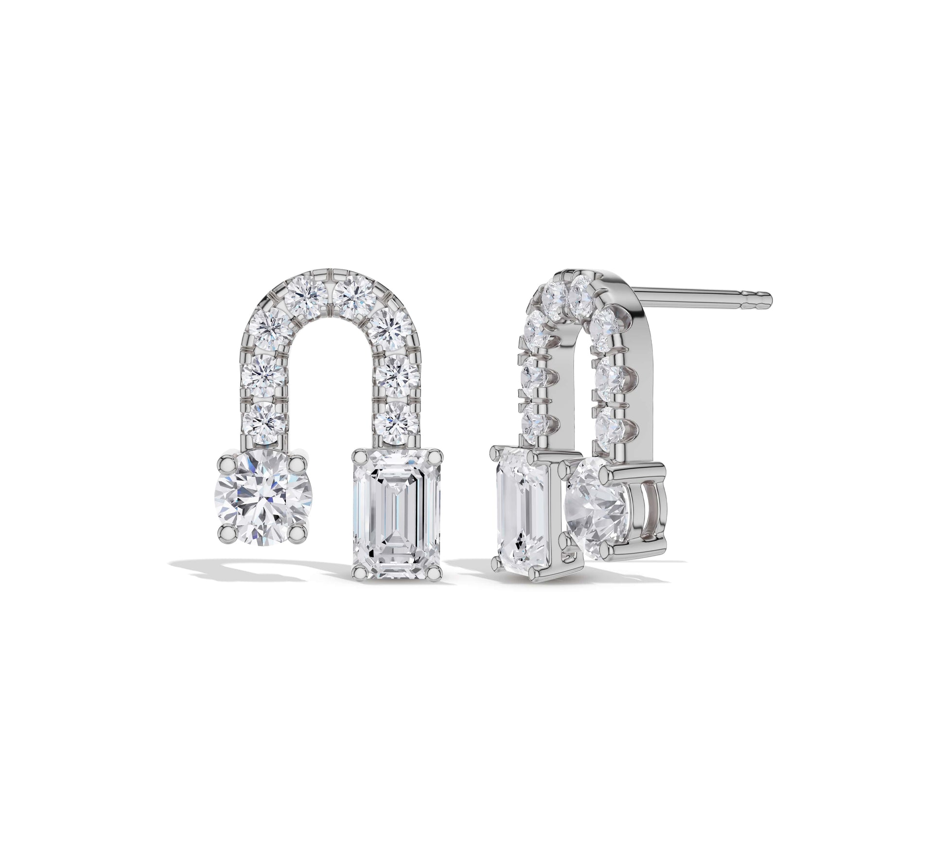 diamond earrings gold