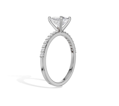 square engagement rings