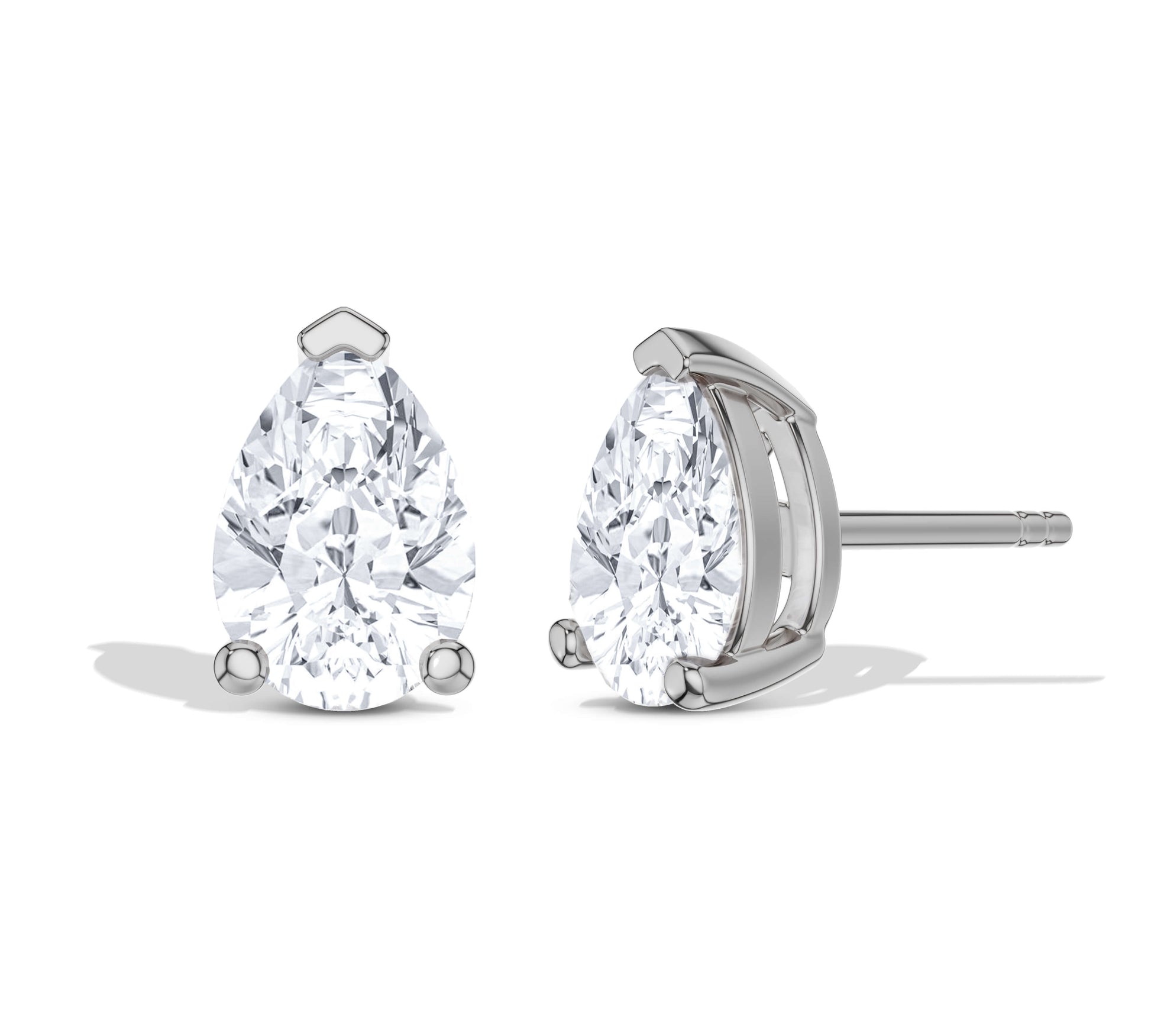 Bridal teardrop earrings