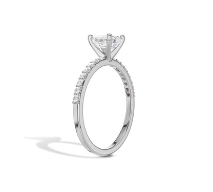 pave diamond wedding band