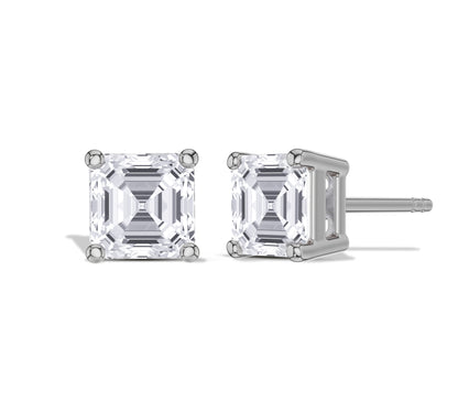 white gold stud earrings