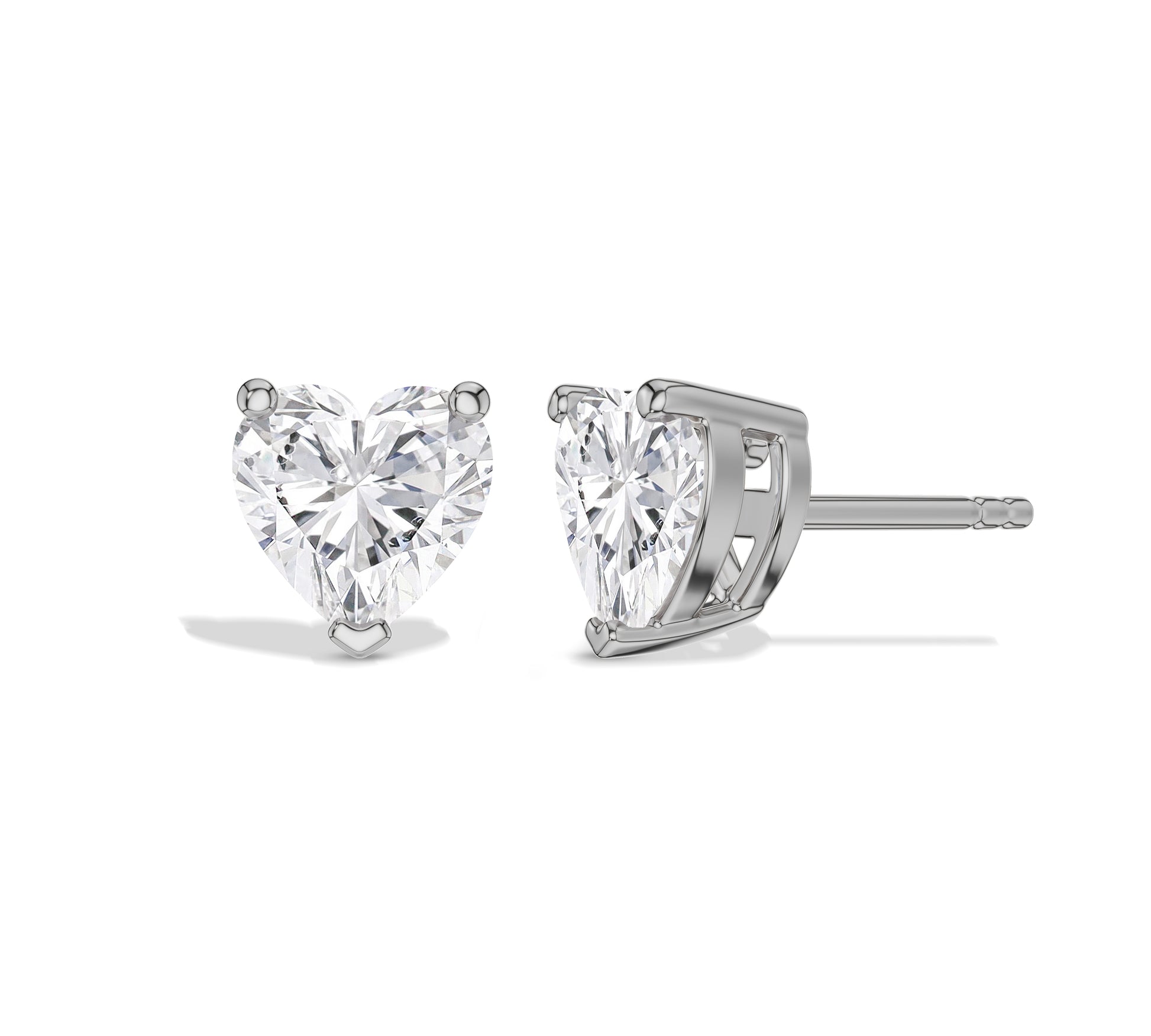 heart earring studs