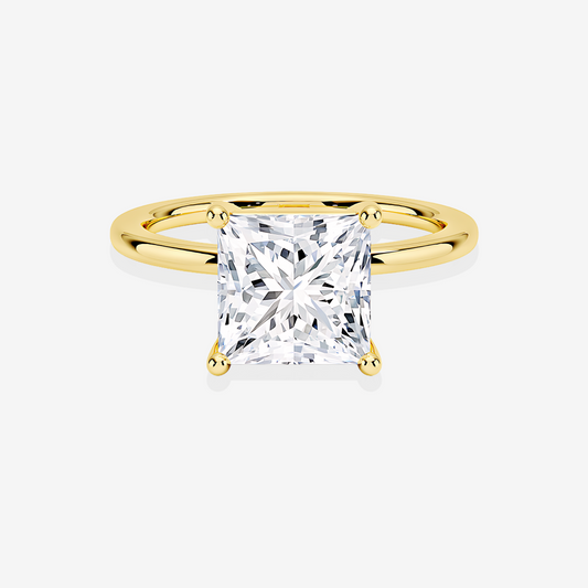 Princess Cut Diamond Solitaire Engagement Ring