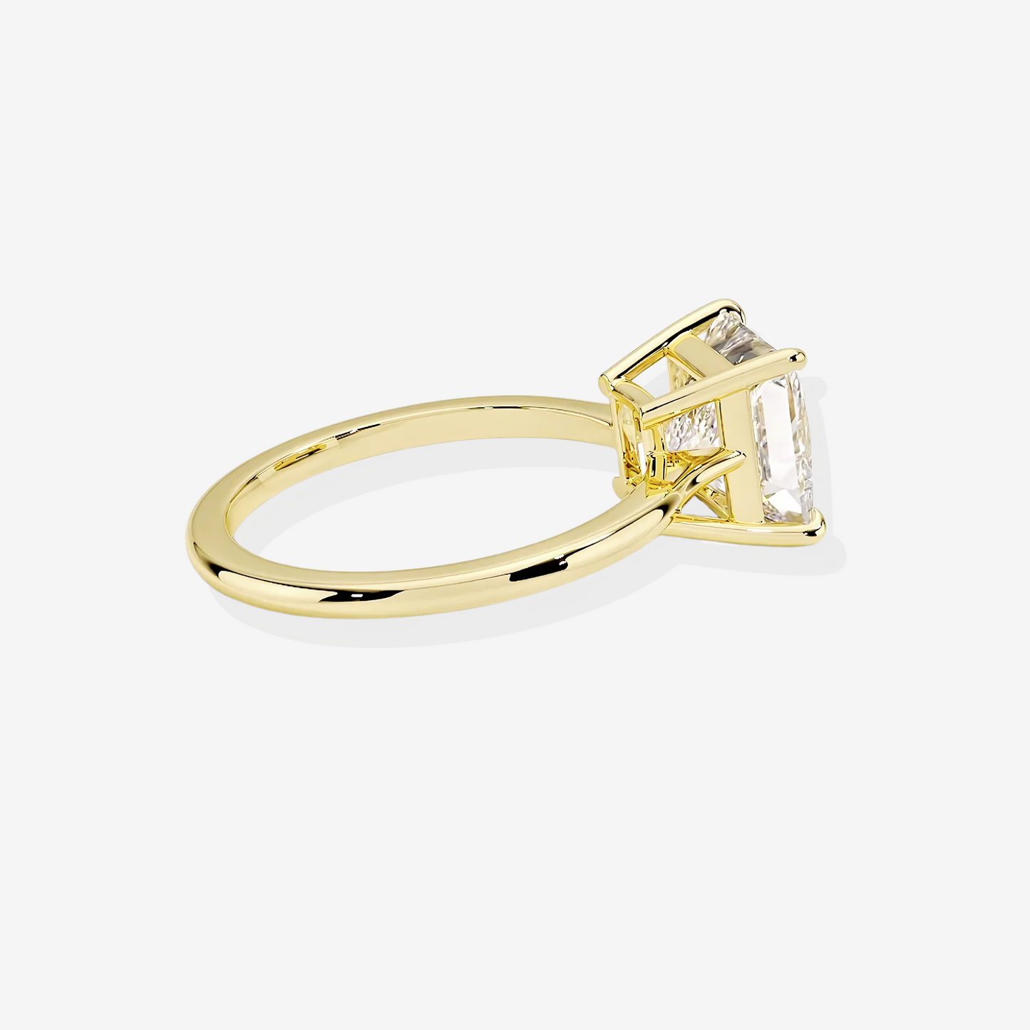 Princess Cut Diamond Solitaire Engagement Ring