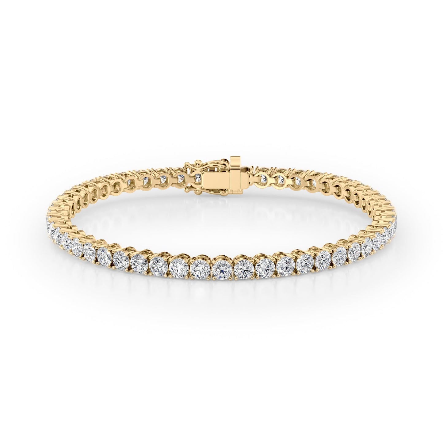 Round Cut Diamond Tennis Bracelet