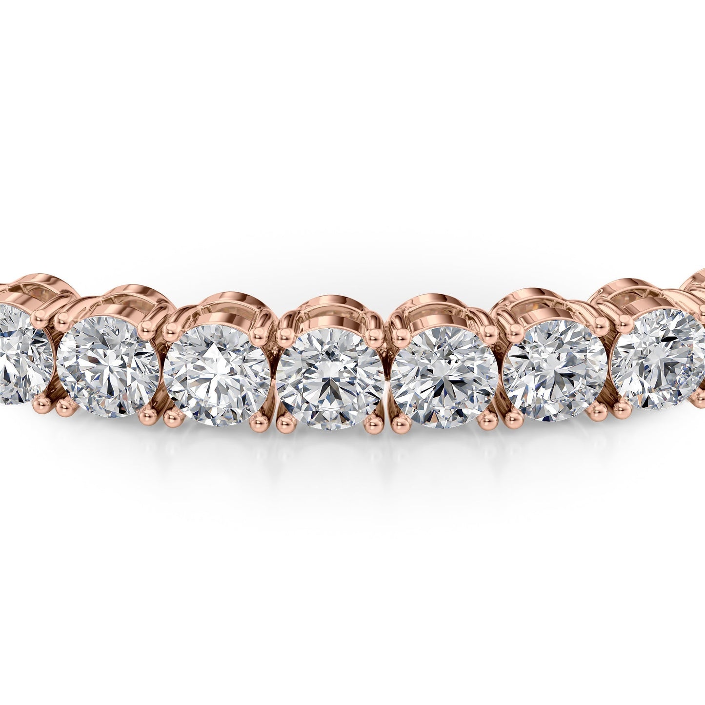 Round Cut Diamond Tennis Bracelet