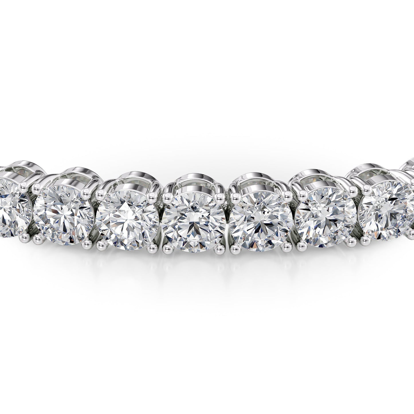 Round Cut Diamond Tennis Bracelet