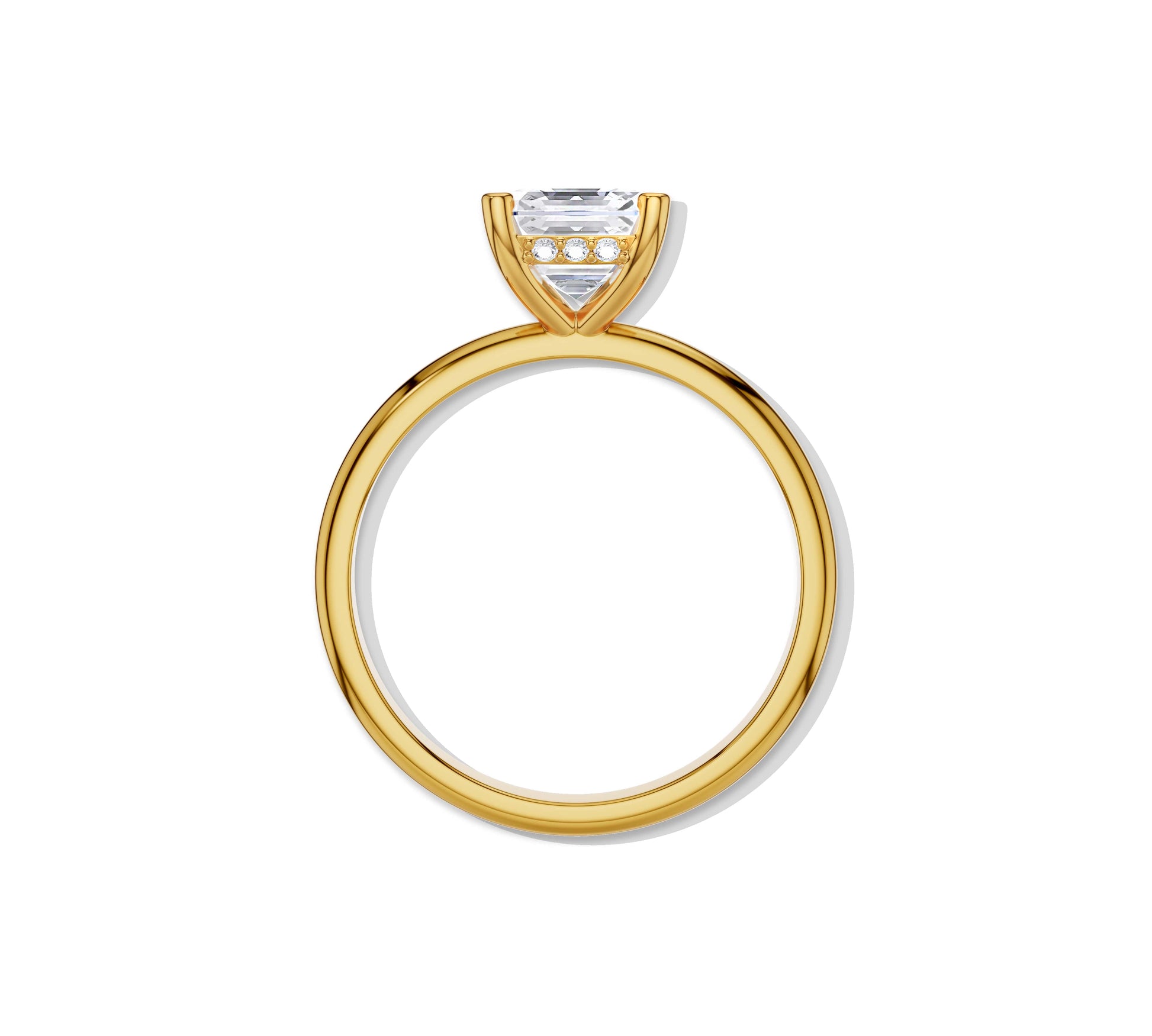 engagement rings hidden halo