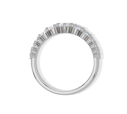 14k white gold ring for her