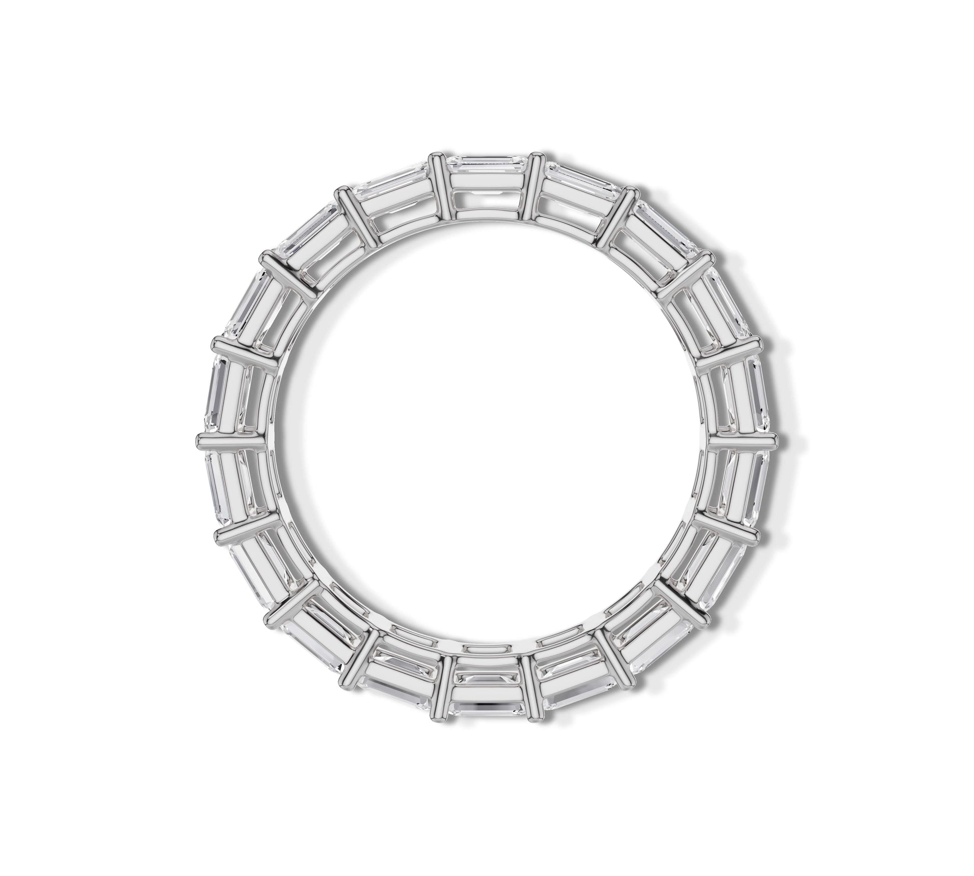 white gold eternity wedding bands