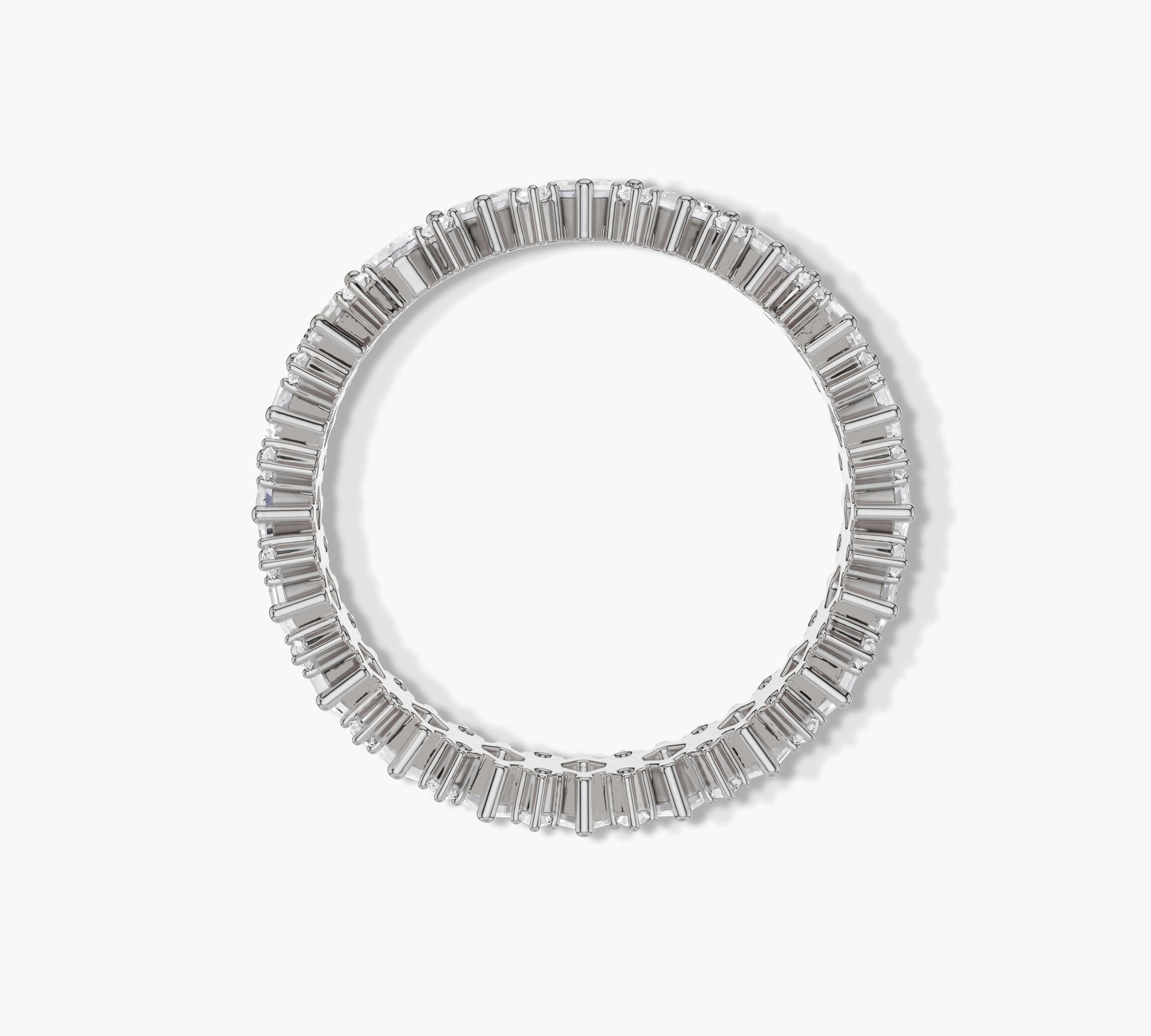 white gold eternity band