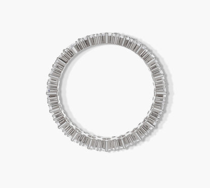 white gold eternity band