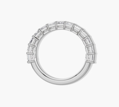 emerald eternity wedding bands